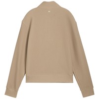 Puma Womens Boulder 1/4 Snap Golf Pullover, Tan