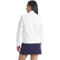 Puma Womens Boulder 1/4 Snap Golf Pullover, White