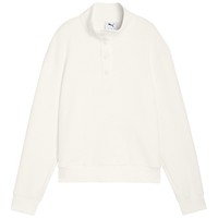 Puma Womens Boulder 1/4 Snap Golf Pullover, White