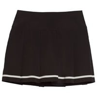 Puma Womens Stripe Pleated Golf Skort, Black