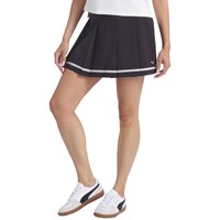 Puma Womens Stripe Pleated Golf Skort, Black