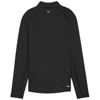 Puma Womens You-V 1/4 Zip Golf Pullover, Black