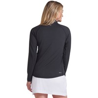 Puma Womens You-V 1/4 Zip Golf Pullover, Black