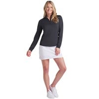 Puma Womens You-V 1/4 Zip Golf Pullover, Black