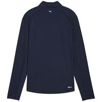 Puma Womens You-V 1/4 Zip Golf Pullover, Navy