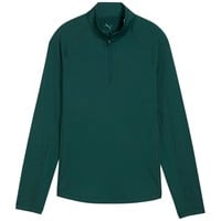 Puma Womens You-V 1/4 Zip Golf Pullover, Green