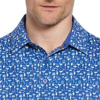 Callaway Men's Cocktail Golf Polo, Blue