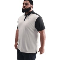 NIKE Mens Victory + Blocked Golf Polo, Beige