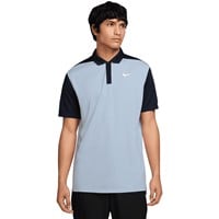NIKE Mens Victory + Blocked Golf Polo, Blue