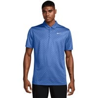 NIKE Mens Victory + Print Golf Polo, Blue