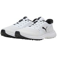 Puma Men's Fusion Grip 6 Golf Shoes, White/Black