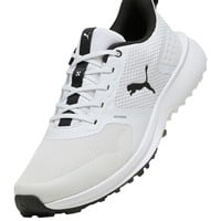 Puma Men's Fusion Grip 6 Golf Shoes, White/Black