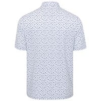 Greg Norman Mens Martini Golf Polo, White