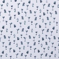 Greg Norman Mens Martini Golf Polo, White