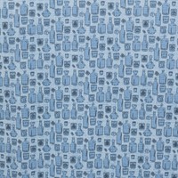 Greg Norman Mens Bourbon Golf Polo, Blue