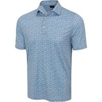 Greg Norman Mens Bourbon Golf Polo