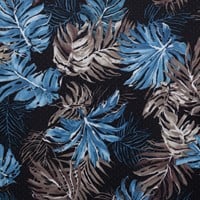 Greg Norman Mens Midnight Print Golf Polo, Black