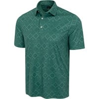 Greg Norman Mens Golf Tile Golf Polo, Green