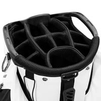 Wilson Alpine Cart Bag, White/Black