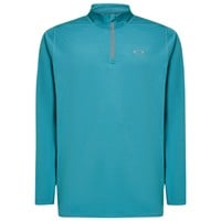 Oakley Mens Gravity Range 1/4 Zip Golf Pullover, Turquoise