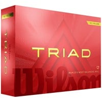 Wilson 2025 Triad Golf Balls, Yellow