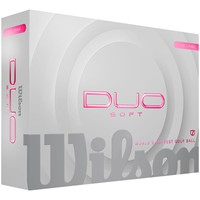 Wilson 2025 Duo Soft Golf Balls, Pink