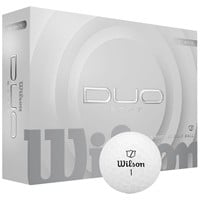 Wilson 2025 Duo Soft Golf Balls, White