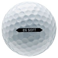 Bridgestone 2025 E6 Soft Golf Balls, White
