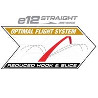 Bridgestone 2025 E12 Straight Golf Balls, White