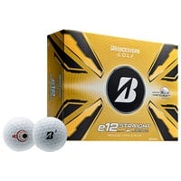 Bridgestone 2025 E12 Straight Golf Balls, White