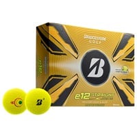 Bridgestone 2025 E12 Straight Golf Balls, Yellow