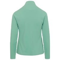 Greg Norman Womens Pearl Studded 1/4 Zip Golf Pullover, Green
