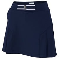 Greg Norman Women's 17in Belted Golf Skort, Navy