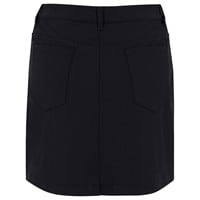 Greg Norman Women's 17in Stretch Solid Golf Skort, Black