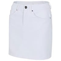 Greg Norman Women's 17in Stretch Solid Golf Skort, White