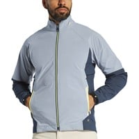 FootJoy Men's Hydro Tour Golf Rain Jacket, Grey/Navy