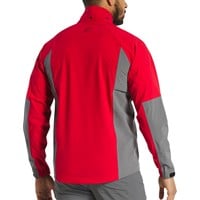 FootJoy Men's Hydro Tour Golf Rain Jacket, Red/Grey