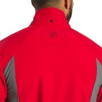 FootJoy Men's Hydro Tour Golf Rain Jacket, Red/Grey