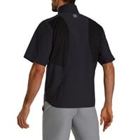 FootJoy Men's Hydrolite X Short Sleeve Golf Rain Shirt, Black