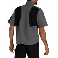 FootJoy Men's Hydrolite X Short Sleeve Golf Rain Shirt, Charcoal