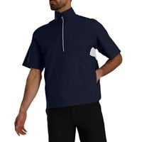 FootJoy Men's Hydrolite X Short Sleeve Golf Rain Shirt, Navy