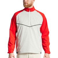 FootJoy Men's Zephyr Golf Windshirt, Red/Silver