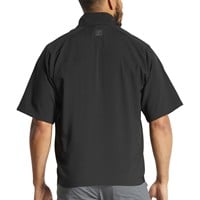 FootJoy Men's Zephyr Short Sleeve Golf Windshirt, Black