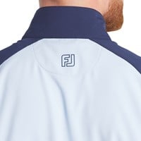 FootJoy Men's Zephyr Short Sleeve Golf Windshirt, Navy/Blue