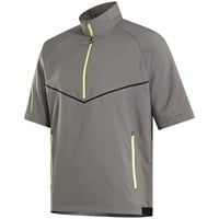 FootJoy Men's Zephyr Short Sleeve Golf Windshirt, Charcoal