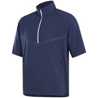 FootJoy Men's Zephyr Short Sleeve Golf Windshirt, Navy