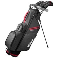 Wilson Men's Profile Complete Set w/Stand Bag, Grey/Black
