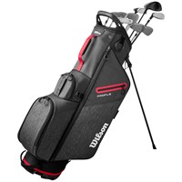 Wilson Juniors Profile Complete Set w/Stand Bag, Grey/Black
