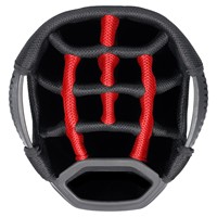 Bag Boy Men's Chiller Pro Cart Bag, Charcoal/Red