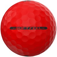 Srixon SoftFeel 14 Brite Personalized Golf Ball, Red